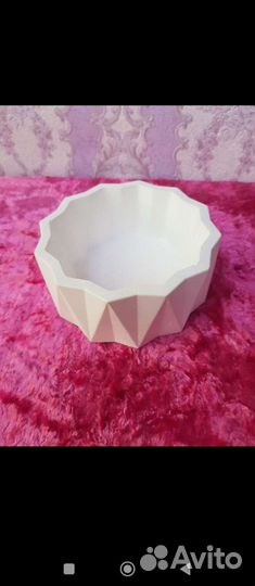 Кашпо из гипса