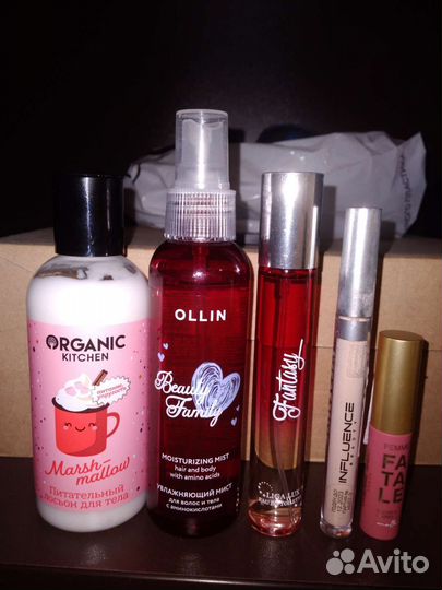 Набор косметики, духи (ollin, influence)