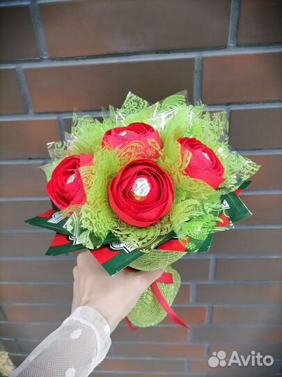 Букеты в подарок ручной работы