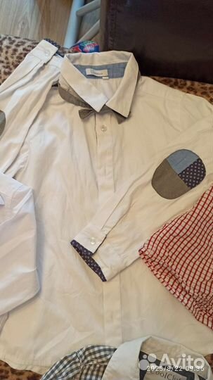 Рубашки для мальчика, размер 104 и 110