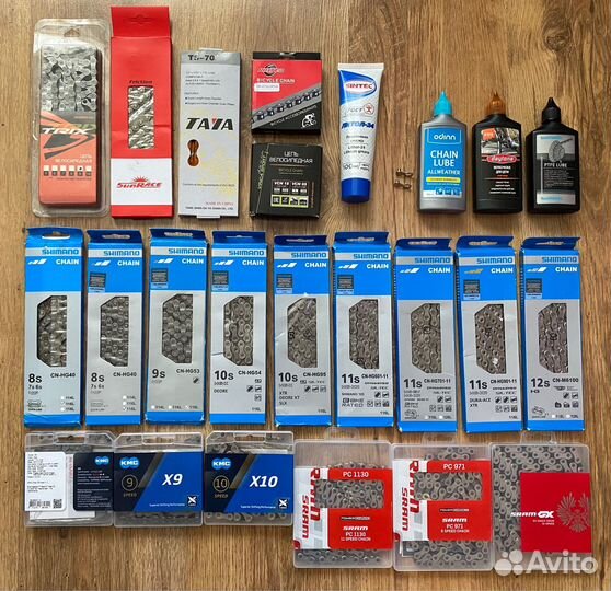 Цепь Shimano KMC Sram