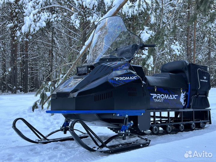 Снегоход promax yakut 500 long 2.0 4T 27 черный