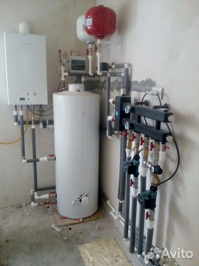 Монтаж систем отопления, водопровода