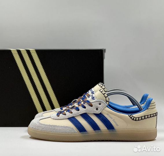 Кроссовки мужские Adidas Samba & Wales Bonner