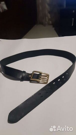 Мужской кожаный ремень ручной работы