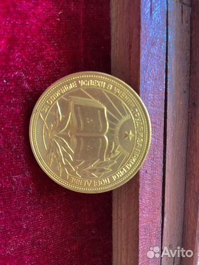 Золотая школьная медаль РСФСР