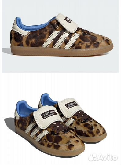 Adidas x Wales Bonner Samba Pony Leo Brown