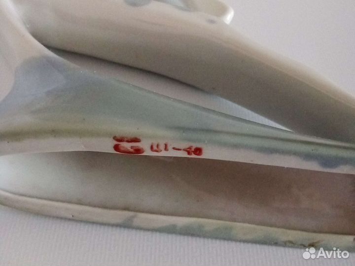 Фарфоровые статуэтка оленя СССР