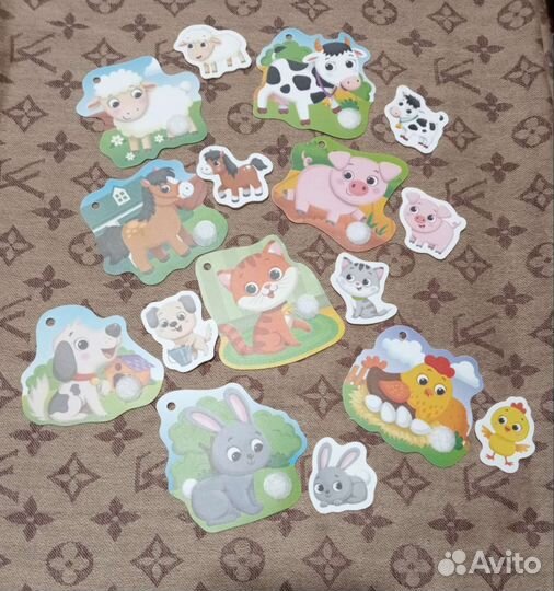 Пазл, развивайка животные