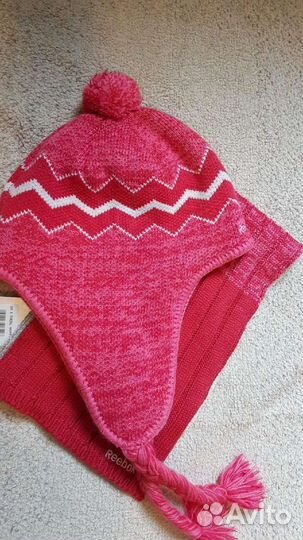 Комплект шапка и шарф Reebok новый