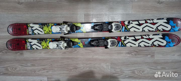 Горные лыжи детские комплект 124