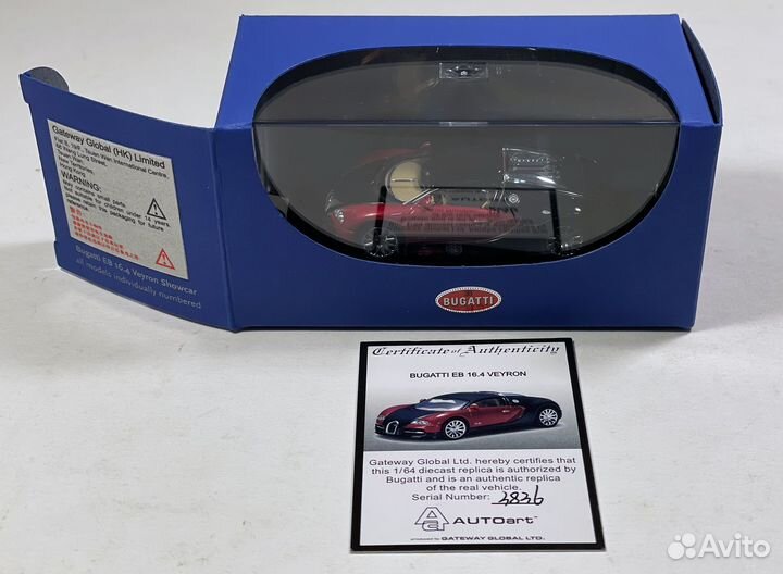 Autoart 1/64 Bugatti Veyron Showcar