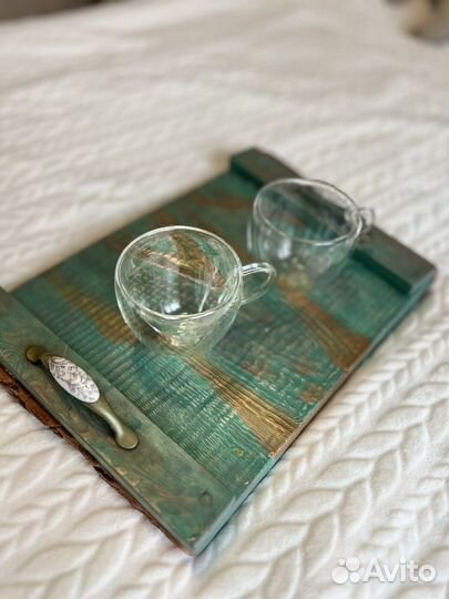 Поднос деревянный