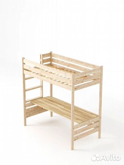 Кровать чердак со столом