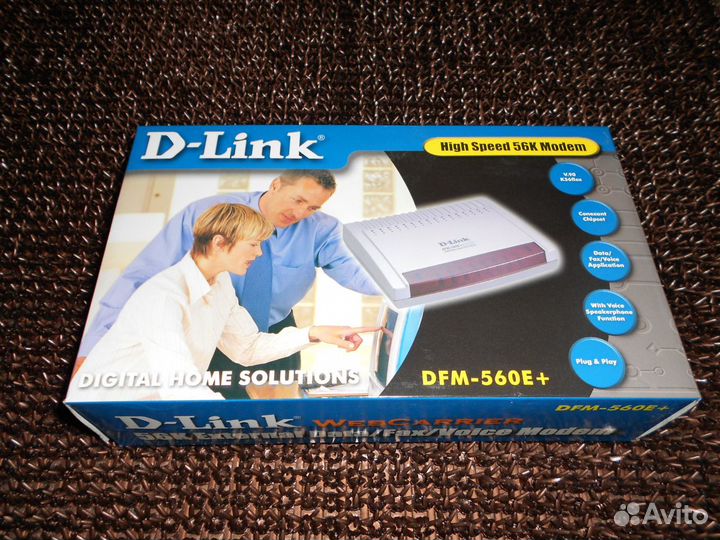 Модем D-Link DFM-560E+ (ретро)