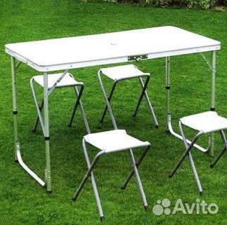 Раскладной стол + 4стула