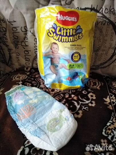 Подгузники-трусики для плавания