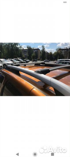 Багажник на рейлинги Рено Дастер