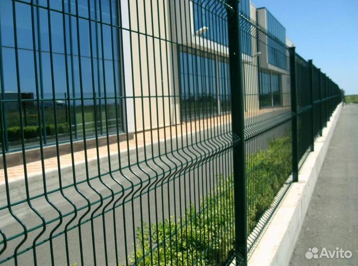 Забор из 3D сетки за 1 день качественно