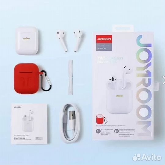 Наушники беспроводные Joyroom JR-T03S AIR TWS бел