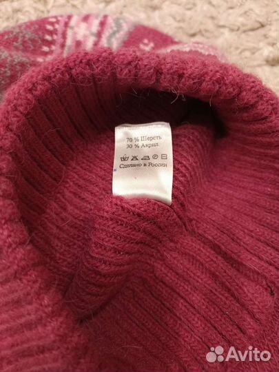 Комплект шапка, шарф