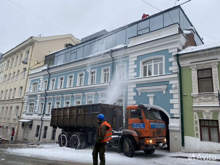 Очистка кровли от снега