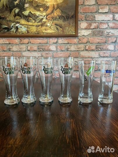 Бокалы для пива 0.5 л и 0.33 л