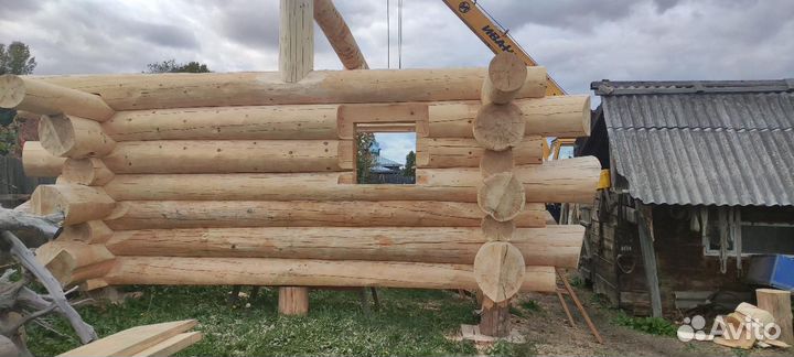Сруб из бревна