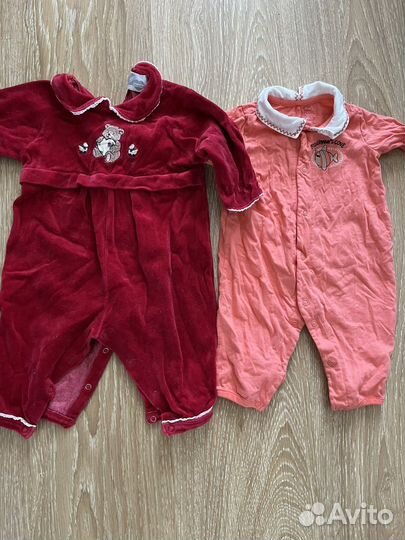 Вещи пакетом на девочку 6-9 месяцев