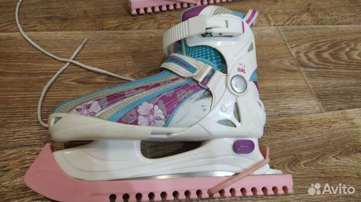 Коньки раздвижные 34 37
