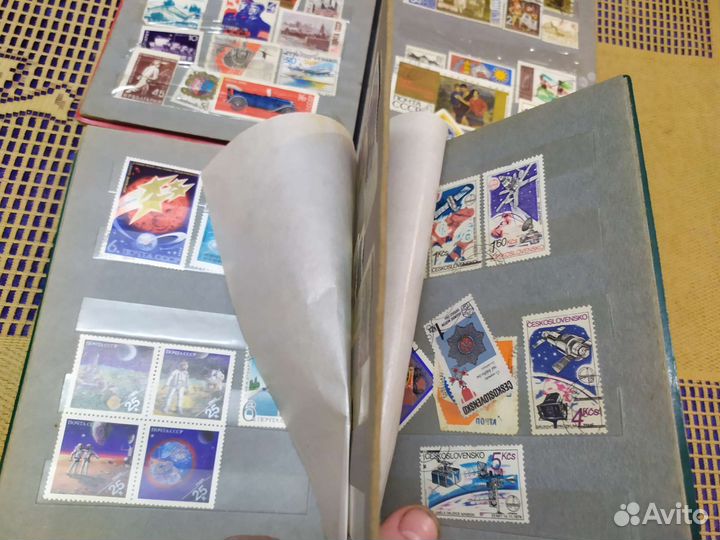 Почтовые марки СССР 2 альбома