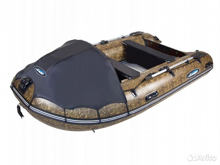 Надувная лодка пвх gladiator C370AL camo С ал.пол