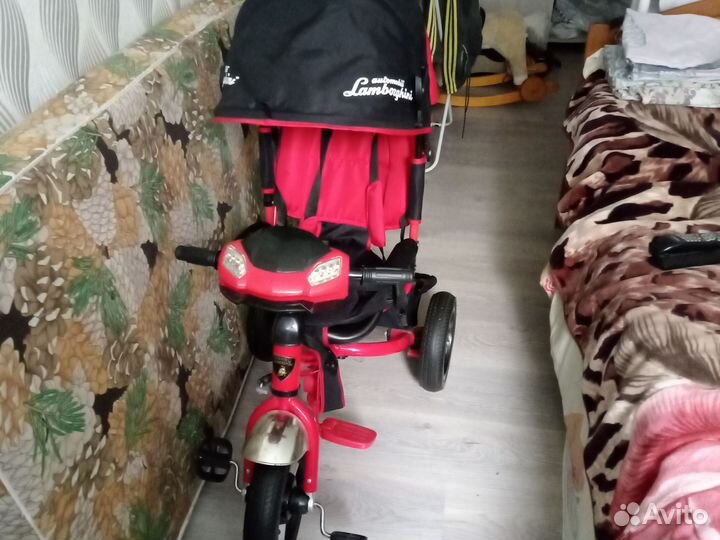 Велосипед детский трёх колесный Lamborghini