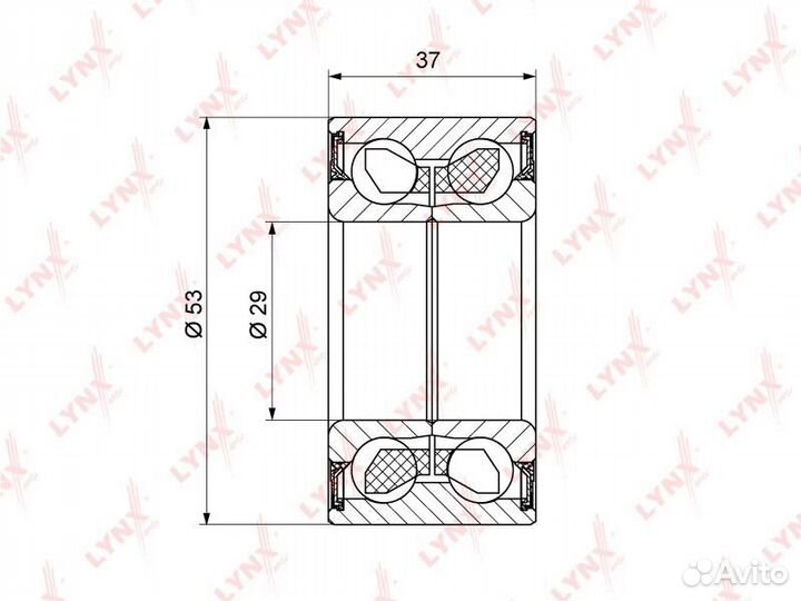 Подшипник ступ.ford focus/fiesta/fusion/mazda 2 98