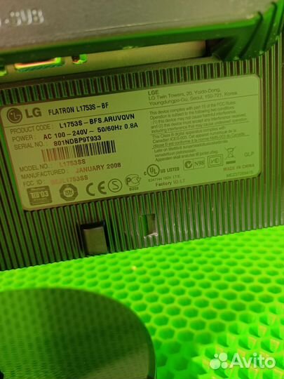 Монитор LG L1753s