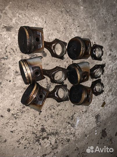 Поршень с шатуном C30LE opel omega a