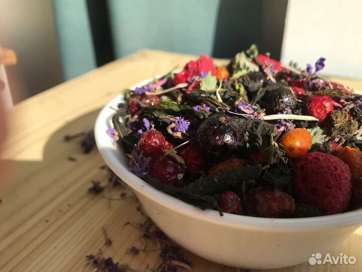 Иван-чай 1кг с ягодами и травами, просто сказка