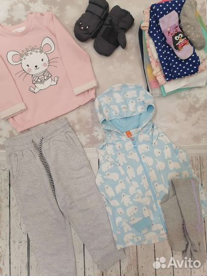 Одежда пакетом для девочки 92 98
