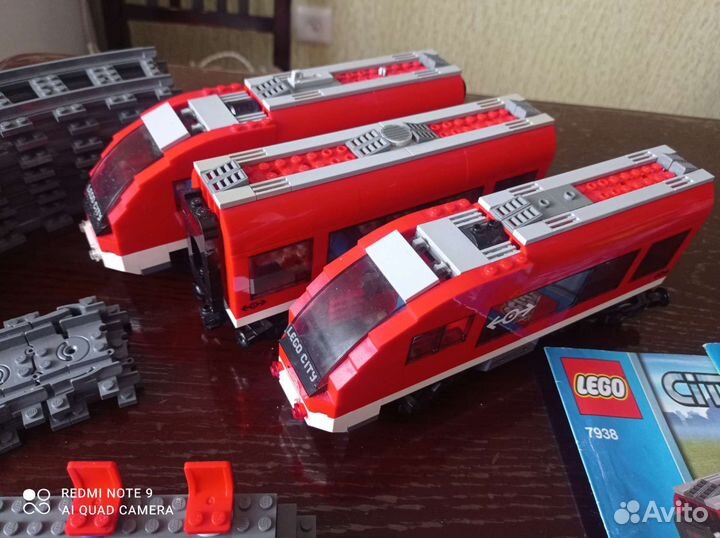 Лего пассажирский поезд 7938