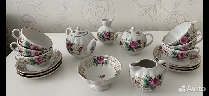 Чайный сервиз лфз,17предметов