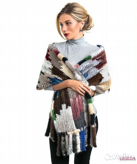 Норковый шарф