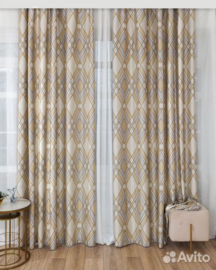 Шторы Левен новые пошив