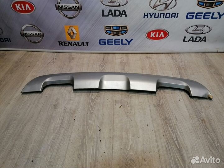 Спойлер бампера накладка Renault sandero stepway 2