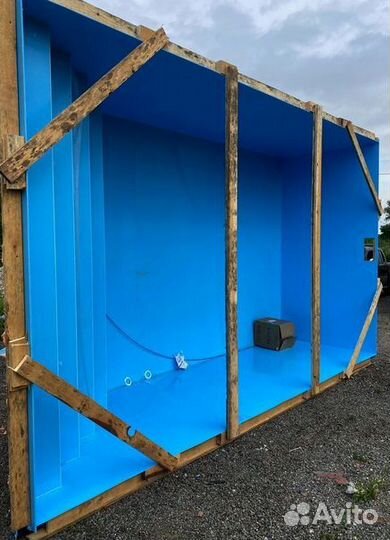 Полипропиленовая чаша бассейн 6м*3м*1,5м