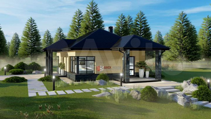 Дом 94,6 м² на участке 11,4 сот.