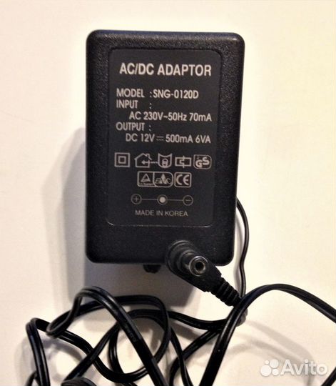 Адаптер AC/DC Новый в Упаковке