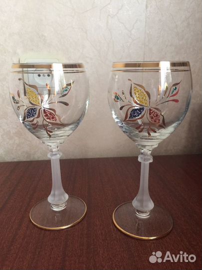 Хрустальные бокалы Bohemia