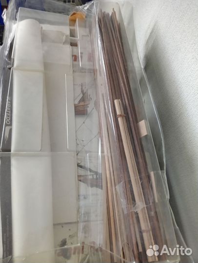 Сборная модель корабля из дерева