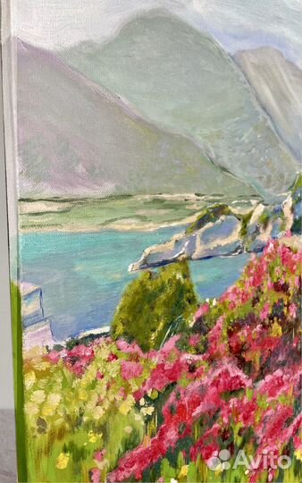 Картина, масло, холст, пейзаж, 35х45