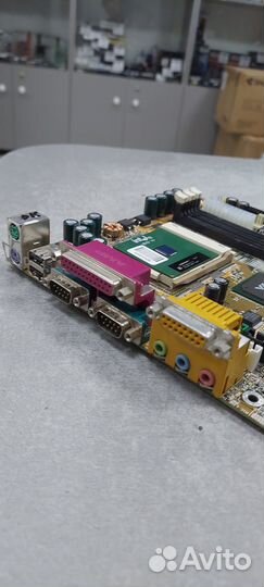 Материнская плата S370 GA-6VX7B0-4X + CPU Celeron